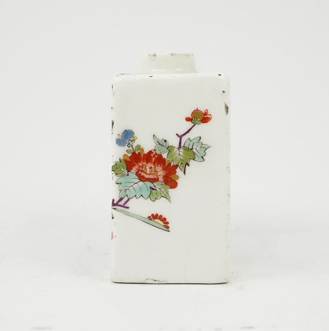 A Meissen kakiemon tea caddy, c.1735